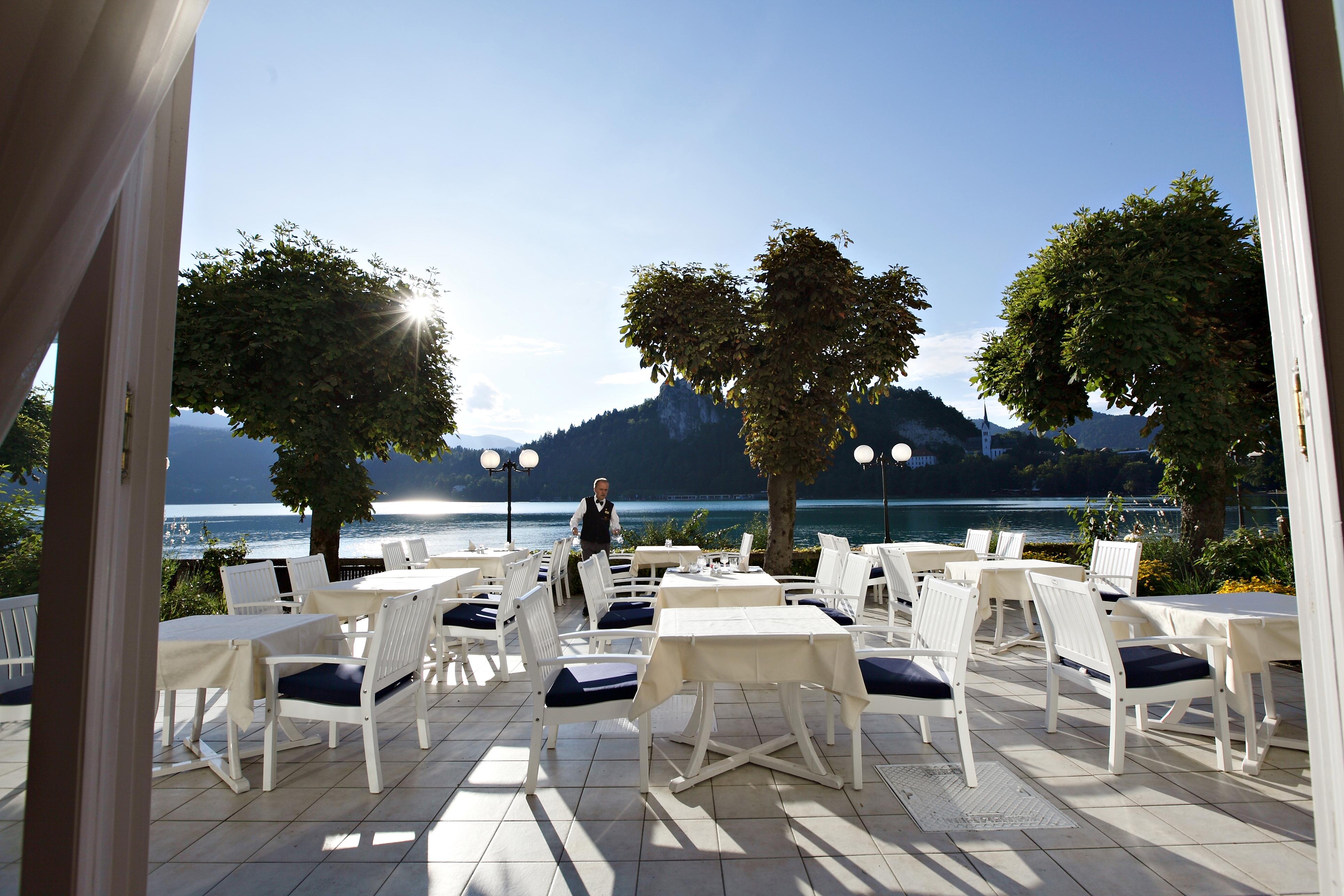 Grand Hotel Toplice - Small Luxury Hotels Of The World Bled Restaurant foto The restaurant at the hotel