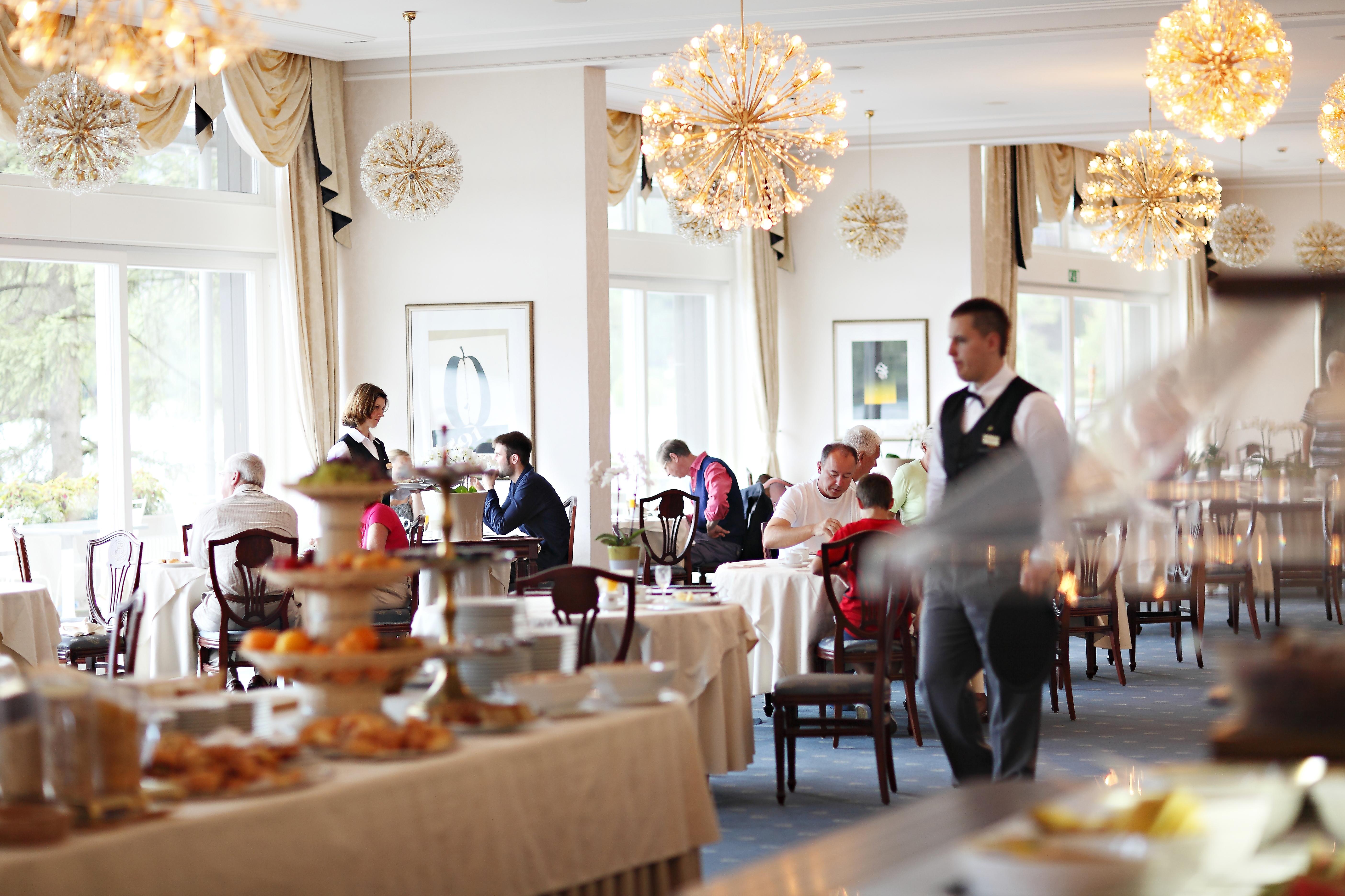 Grand Hotel Toplice - Small Luxury Hotels Of The World Bled Exterior foto Restaurant