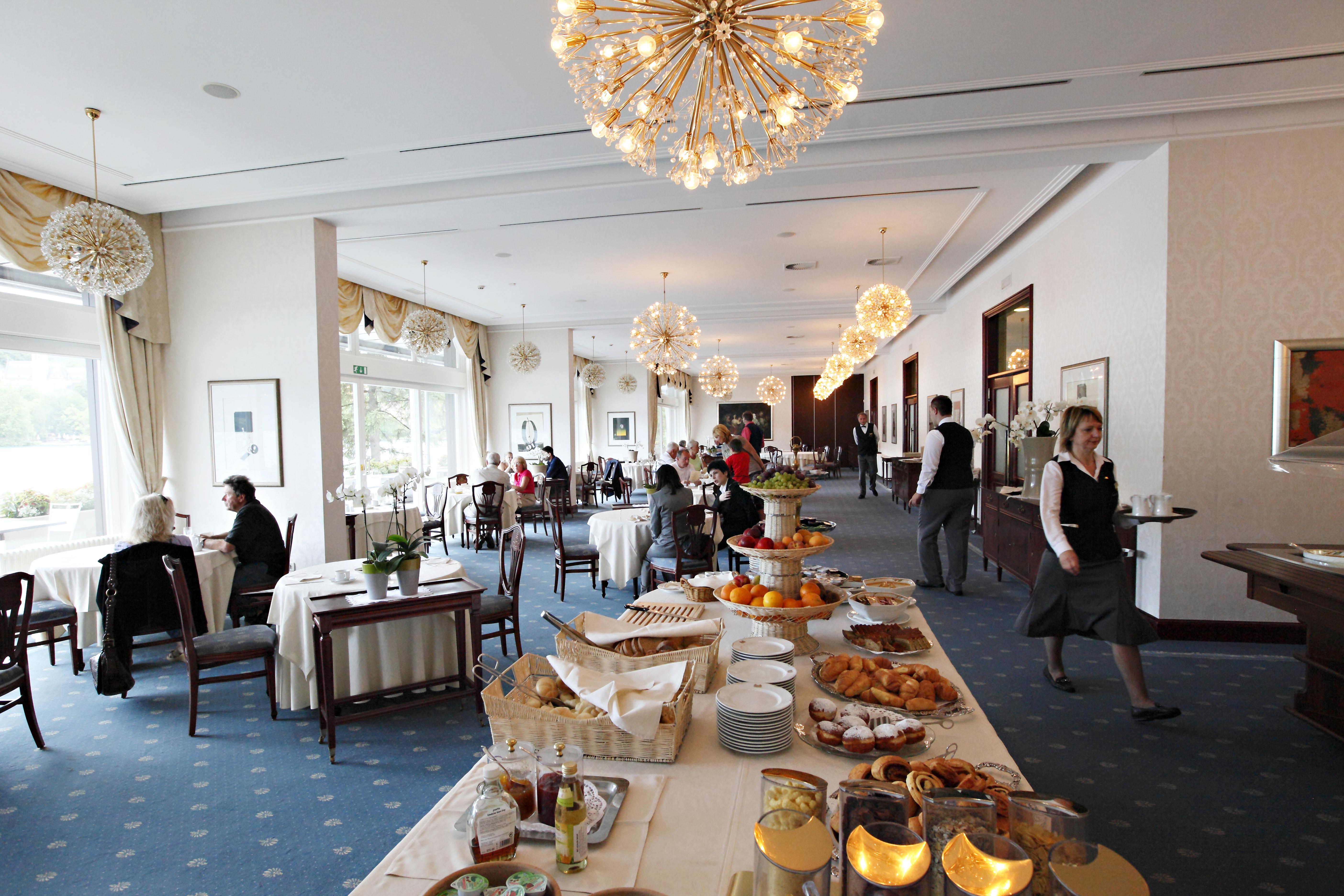 Grand Hotel Toplice - Small Luxury Hotels Of The World Bled Exterior foto Restaurant